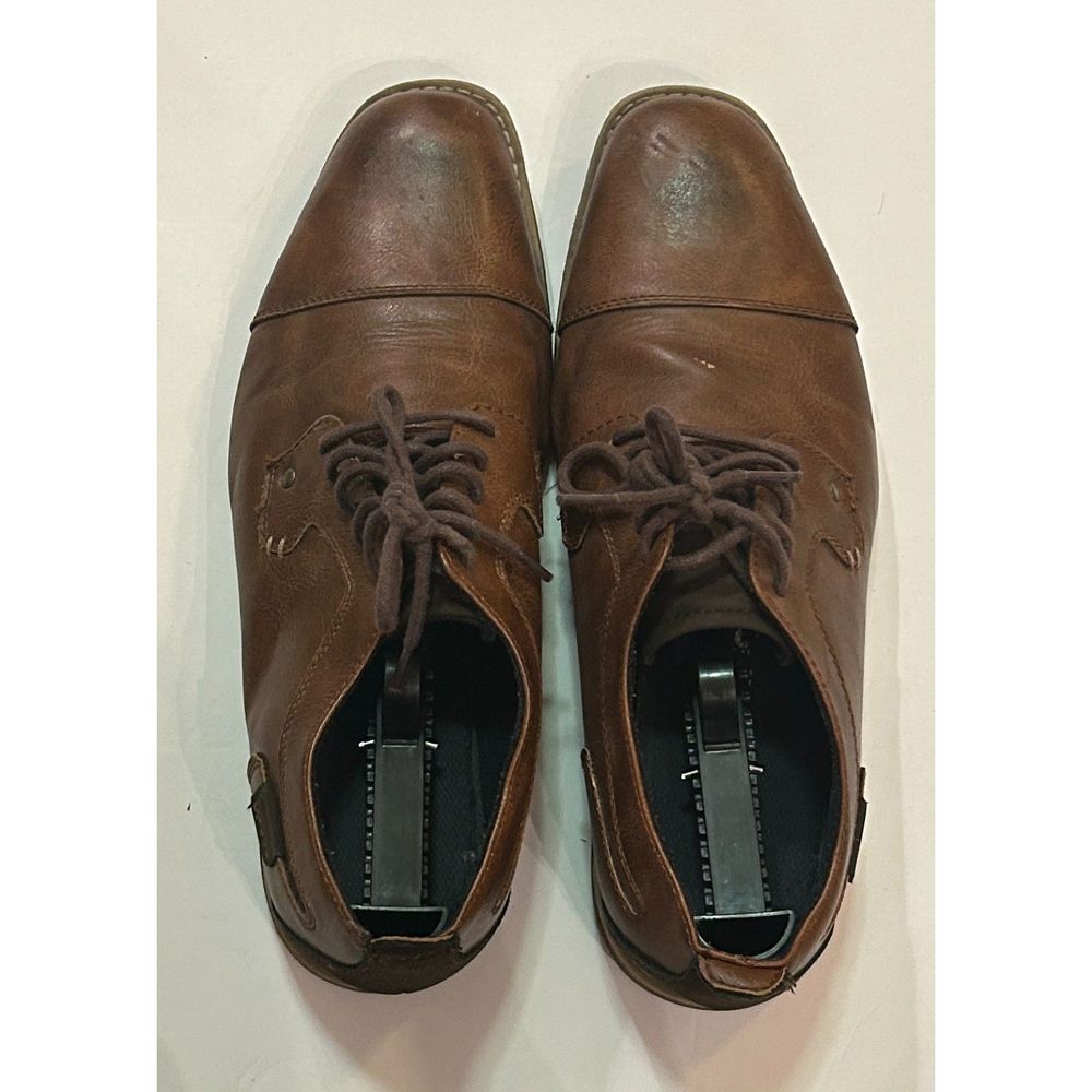 Sonoma Brown Leather Oxfords - Picture 4 of 7